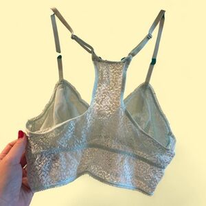 Elegant Lace Bralette - White